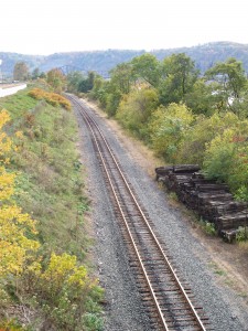 Railroad from Follansbee to Weirton.